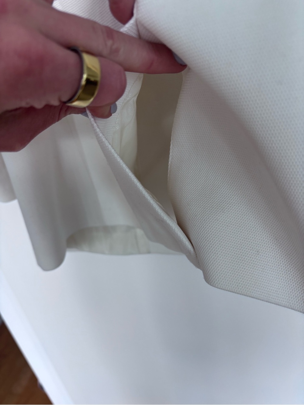 NWOT Banana Republic Captain’s Blazer in Ecru Size 10 - Picture 13 of 14